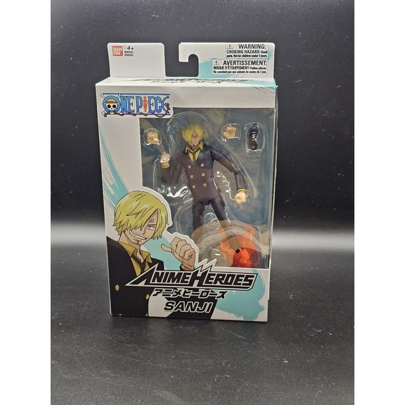 Bandai Namco Other - One Piece Anime Heroes *SANJI* 6.5" Action Figure - NIB Sealed